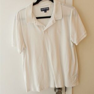 Vilebrequin White Polo Shirt Men’s Size M Embroidered Turtle Logo